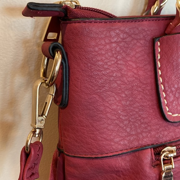 Mauve Purse with Fringe - Picture 6 of 6